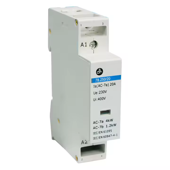 Contactor 20A / 230 VAC de dos polos Electro Dh  78.250/20 8430552145317 - 1