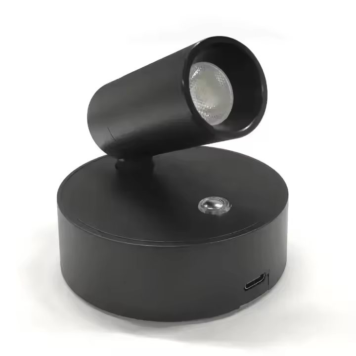 Lámpara De Noche LED Recargable Por USB Con Luz De Lectura Magnética Y Toque Dimmerable En 3 Colores Para Dormitorio - 1