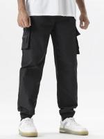 Pantalones Casuales Para Hombre Color Sólido Talla Grande Estilo Recto Con Cinturón Y Bolsillos Multifuncionales Para Trabajo Y Raparropa De Verano Y Primavera Adecuados Para Exterior Y Día - details 8