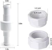 Manguera para limpiador de piscina giratoria-Montaje de conector universal de montaje en pared, adaptador de desconexión rápida D29 D20 giratorio a una bola de repuesto para limpiador de piscina Polaris - details 0