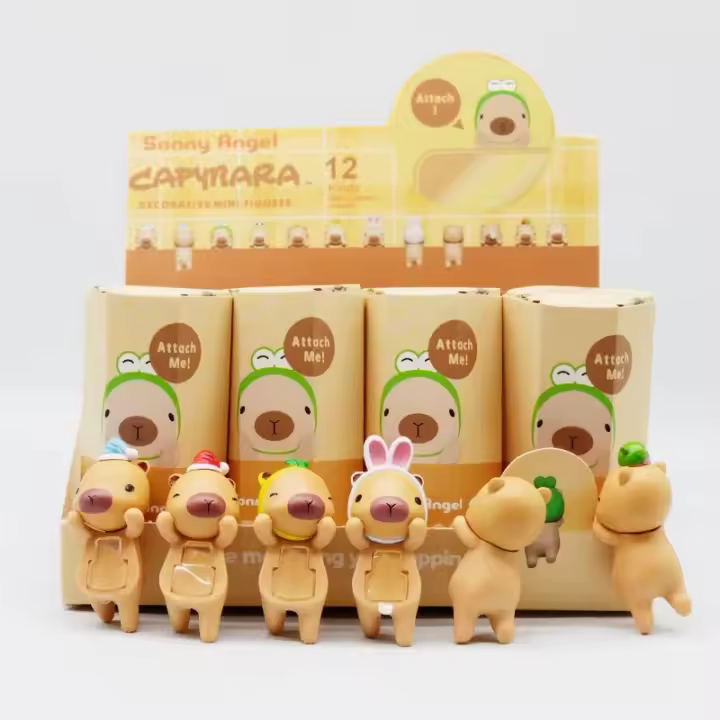 12pcs Decoraciones Creativas Para Fiesta Ángel Kapila En Caja Sorpresa Blind Box Modelos De Escritorio Para Mujer Regalo De Vacaciones Para El Hogar Y Sala De Estar - 1