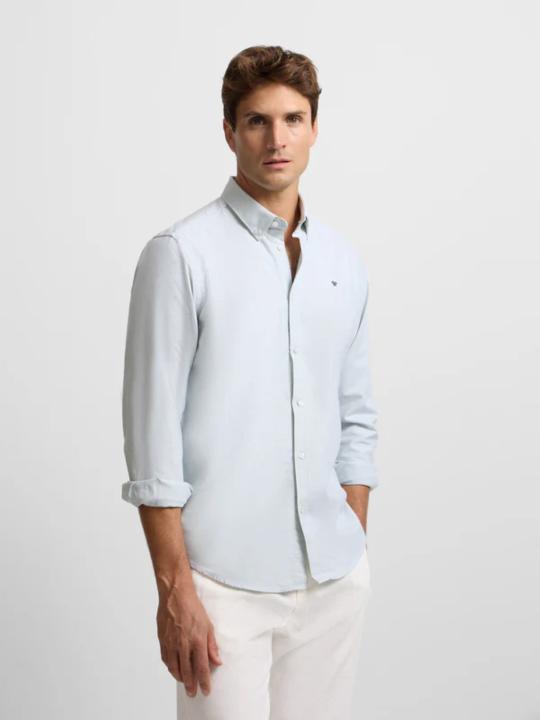 Silbón camisa verde manga larga oxford 134129