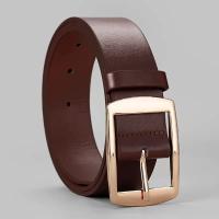 Cinturón Casual Para Hombre De Cuero PU Con Hebilla De Aluminio Cuadrada Moda Múltiples Colores Disponibles Para Uso Diario Y Actividades Ligeras - details 4