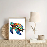 Puzzle De Tortuga De Madera Juego De Rompecabezas Irregular Animal Personalizado Caja Regalo Belleza Para Adolescentes Y Adultos - details 3