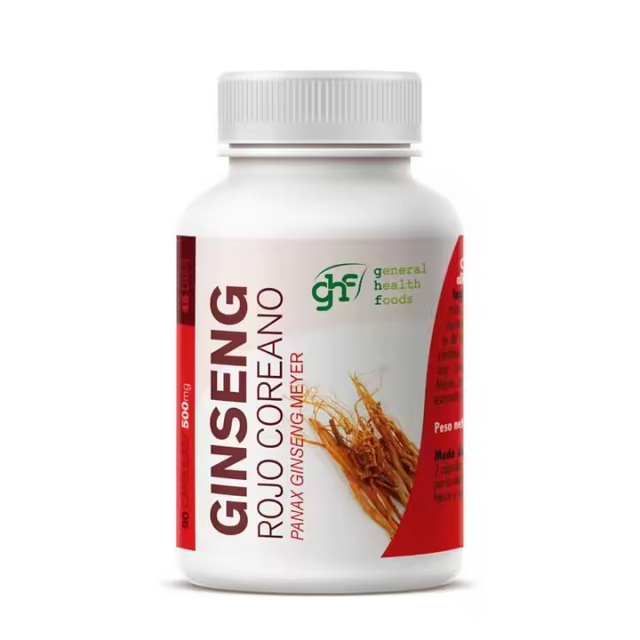 Ginseng rojo 500mg 90 capsulas GHF Bioclub - 1