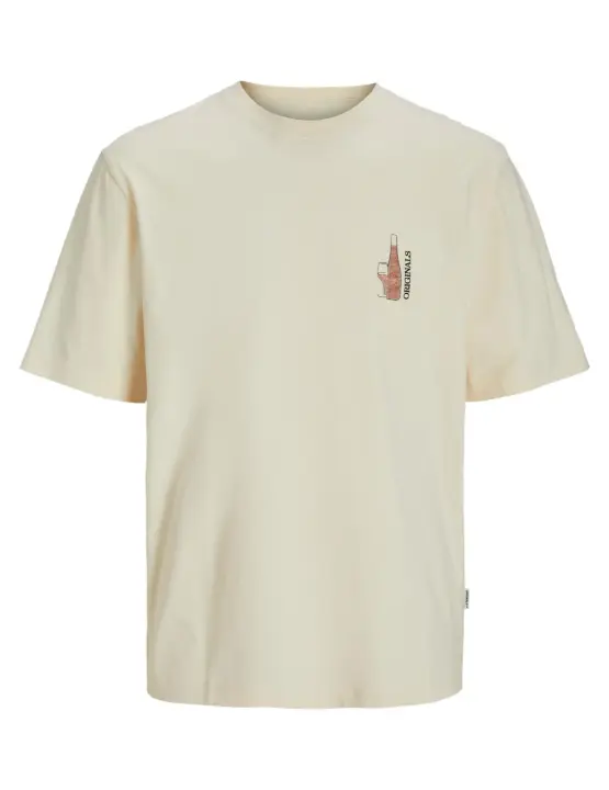 Camiseta Jack&Jones Bury beige manga corta para hombre - 1