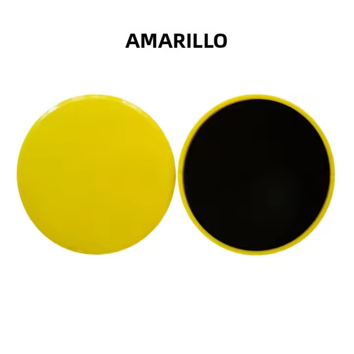 2pcs Discos De Yoga De Color Sólido Con Pads De Deslizamiento Para Piernas Equipo De Ejercicio Para Entrenamiento De Coreano Y Modelado Del Cuerpo - 1