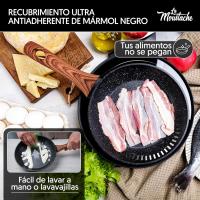 -Katería de Cocina de Aluminio con Antiadherente【 8 Piezas 】sin PFOA y PFOS | 3 Ollas (Ø16/20/24 cm), 3 Tapas Y 2 Sartenes (Ø20/24 cm) para Todas Las Cocinas, incluido Inducción (Callao) - details 2