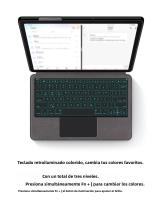 Funda Para Teclado Con Iluminación Para Samsung Galaxy Tab A11 plus 2025 SM-X230 De 11 Pulgadas Cubierta Inteligente Mágica Antigolpes Resistente Al Polvo Suave Estilo Negocios - details 7