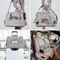 Mochila Porta Mascotas Para Perros Y Gatos Transpirable Tamaño Medio Material Oxford Adecuada Para Todas Las Estaciones - details 2