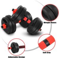 Set de mancuernas ajustables de 10kg, 3 en 1 multifunción peso libre 10kg pesas y pesas peso ajustable para gimnasio en casa - details 3