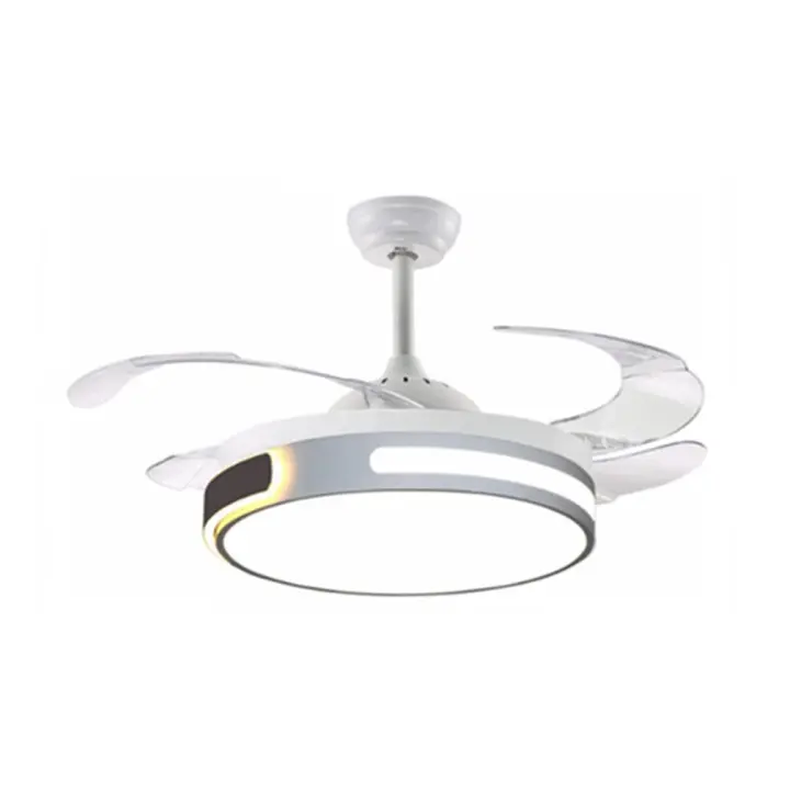 ONSSI®Ventilador de Techo con Luz Led 48W,Mando a Distancia Cambiar de Color,Invisible con 6 Velocidad - 1