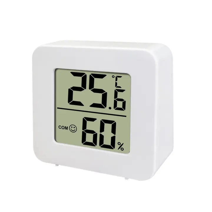 Termómetro Y Higrómetro Digital LCD Medidor De Humedad Para El Hogar Sensor De Temperatura Y Humedad Para El Interior De La Habitación Estación Meteorológica Para El Hogar - 1