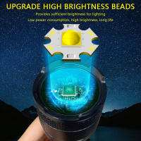 Linterna LED Recargable Portátil De 1500W Con Batería Integrada Impermeable Luz De Torcha De Alta Potencia Para Exteriores - details 10