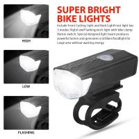 Luz Delantera De Bicicleta MTB LED Recargable USB Impermeable Luz De Advertencia De Seguridad Para Montaña Accesorios De Ciclismo - details 1