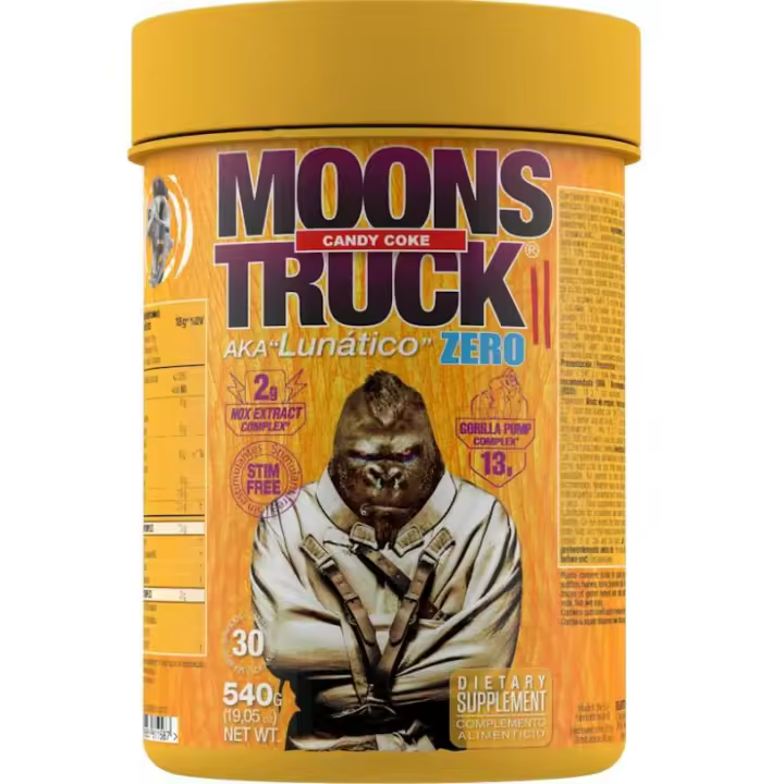 MOONSTRUCK®II ZERO. PRE-WORKOUT - 540gr --Zoomadlabs pre-entreno el GORILA esta de VUELTA + REGALO shaker Zoomadlab - 1