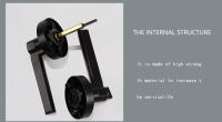 Cerradura De Puerta Universal Silenciosa Para Hogar Con Manija Tridimensional Antiguo Spherical Cerradura Para Baño Y Dormitorio - details 11
