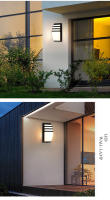 Lámpara De Pared Exterior LED Impermeable IP66 Con Sensor De Movimiento Iluminación Moderna Para Porche Balcón Jardín - details 7