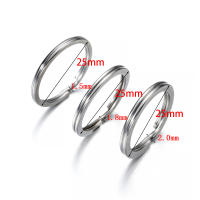 Anillos De Split Para Llaves De Acero Inoxidable 15-35mm 10/20Pcs Anillos De Llave Para DIY Accesorios De Joyería Hecho En China - details 2