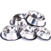 Contenedor De Alimentos Para Mascotas De Acero Inoxidable Con Cuenco De Agua Juego De Alimentación Para Perros Pequeños Y Grandes Duradero - details 2
