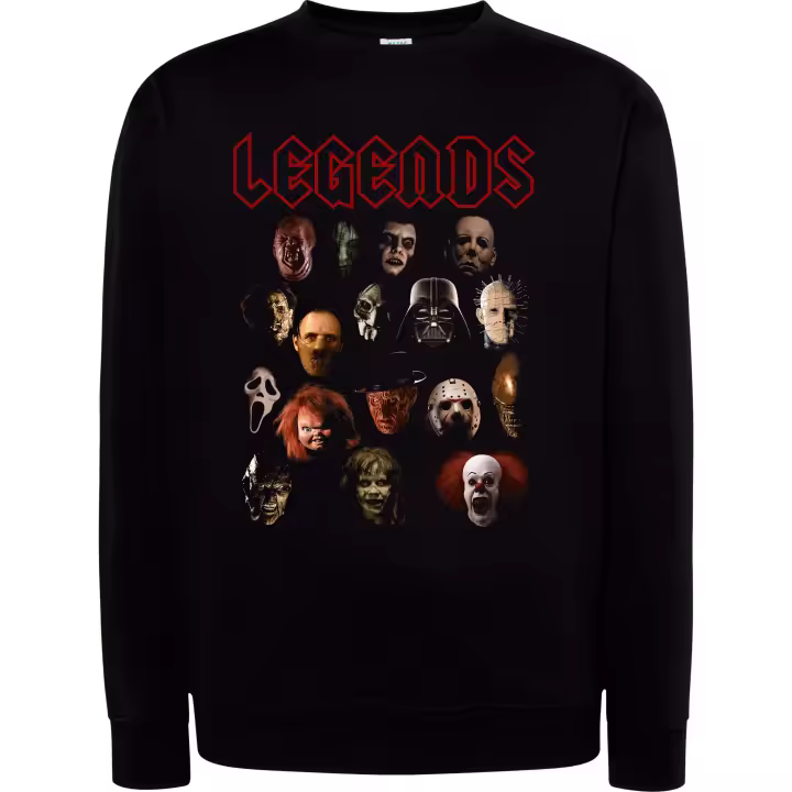 Sudadera cuello redondo,Legends - Malos legendarios , Algodón y Poliester, 290 grms/m2 - Tallaje europeo de Niños y Adultos y Tallas grandes - 1