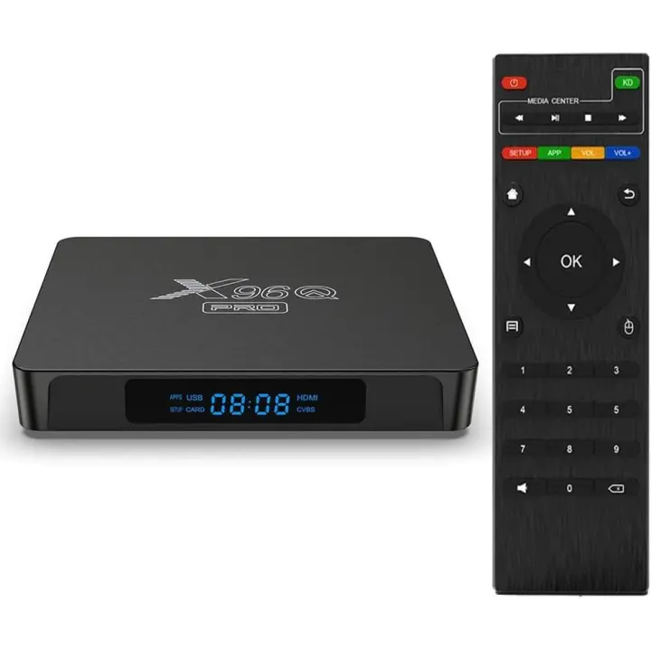 X96Q PRO Android 10 TV Box 2GB + 16GB Dual Wifi BT Allwinner H313 6K Netflix Google Store - 1