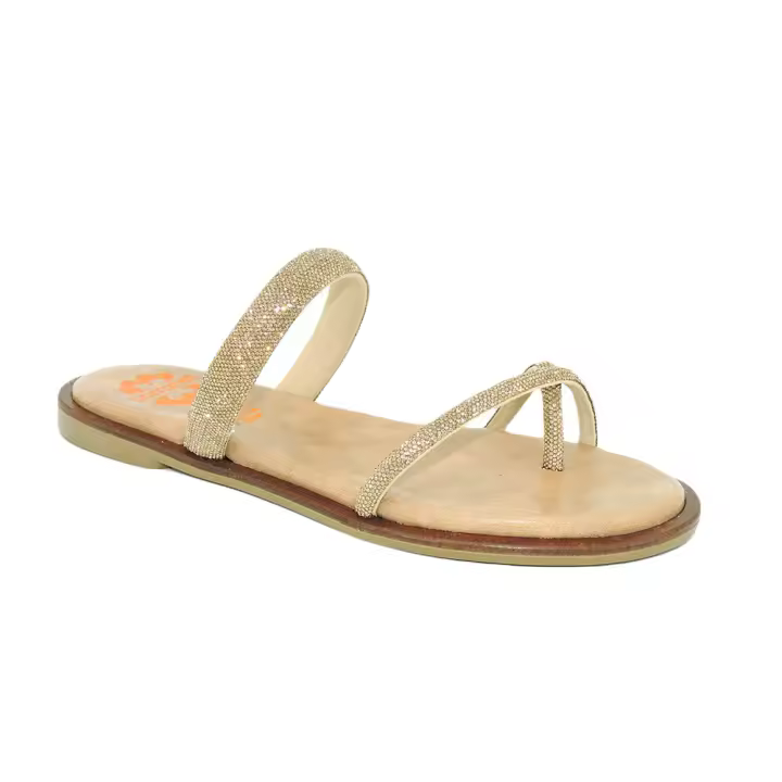Sandalias marca Porronet modelo 2907Pt para mujer en color metal - 1