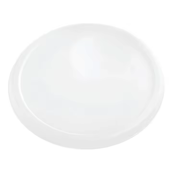 Cubo de Basura Rubbermaid Tapa Redonda Blanca de 7,5 L - Fácil de Usar - 1