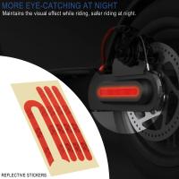 Cubierta De Rueda Reflectante Para Seguridad De Scooter Eléctrico Xiaomi pro 1S M365 Protector De Capa De Hepa Partes De Eje Delantera Y Trasera - details 4