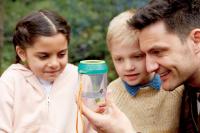 Bote para insectos, diversión en la naturaleza, Con Lupa, orificios para el Aire, para niños, niños y niños - details 1
