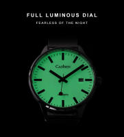 Reloj Mecánico Para Hombre CADISEN Con Luz Propia Y Correa De Acero Inoxidable Resistente Al Agua NH35A Cristal De Zafiro - details 3