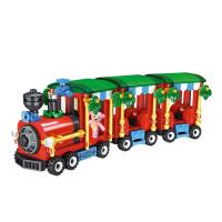 Bloques De Navidad 2024 Juguete Personalizado Para Familia Feliz Festival De Navidad Bloques De Construcción Pequeños Compatible Con Lego Material Plástico - details 2