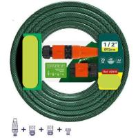 MAXHOME-Manguera de Agua de Jardín Set con Conexión y Boquillas para Riego Reforzada 3 Capas Presión de rotura de 20 bar 1/2" 12mm 10/15/20 /25cm/30cm Metros - details 2