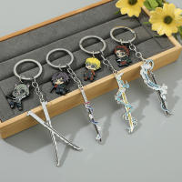 Colgante De Anime Demon Slayer Con Pendientes De Kamado Tanjirou Agatsuma Zenitsu Y Hashibira Inosuke Llavero Accesorio Lindo Para Fans De La Serie - details 0