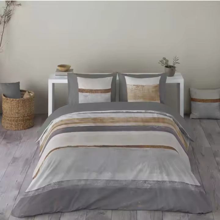 NATURALS - Funda Nórdica - 100% Algodón - Extra Suave -Incluye Funda Nórdica + 1 o 2 Fundas de Cojines - Fabricado en España - Geométricos - Cama 90/105/135/150/180 - 1