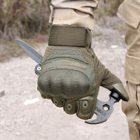 Guantes De Moto Tácticos Militares Para Toque De Pantalla Unisex Protección En Verano Para Pesca Senderismo Y Motocicleta - details 8