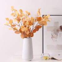 Eucalipto Artificial De Hojas Largas Para Decoración De Hogar Y Bodas Flores De Seda Falsas Plantas Para Mesa DIY Origen China - details 3