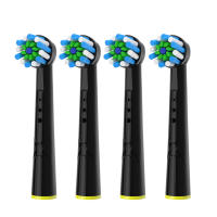 Cabezales De Repuesto CrossAction Para Broca Oral B Trizone Triumph Vitality D100 D12 D16 D36 Electrónico Para Adultos 4PCS - details 0