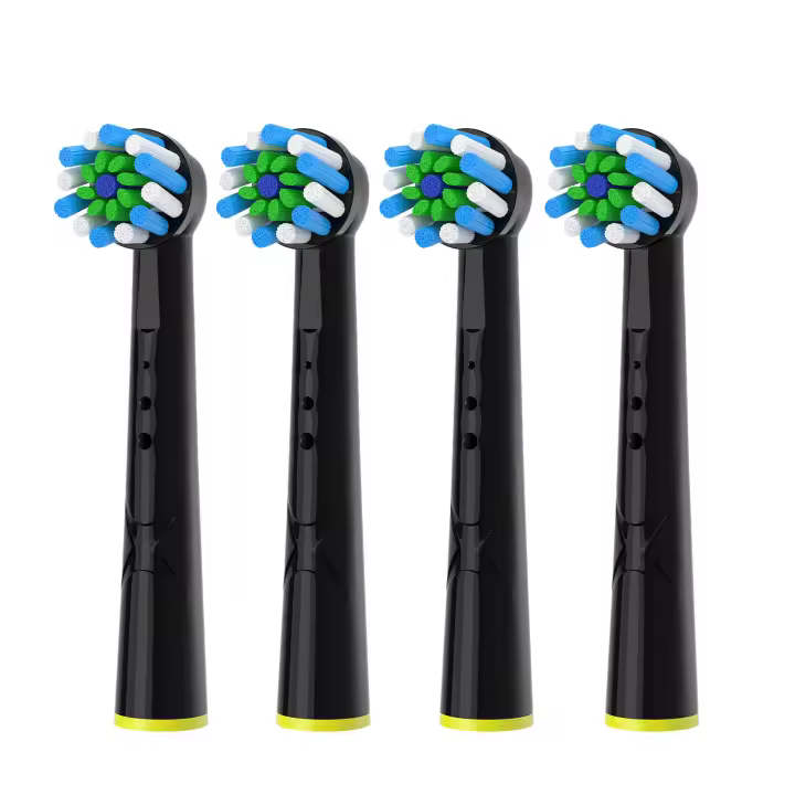 Cabezales De Repuesto CrossAction Para Broca Oral B Trizone Triumph Vitality D100 D12 D16 D36 Electrónico Para Adultos 4PCS - 1