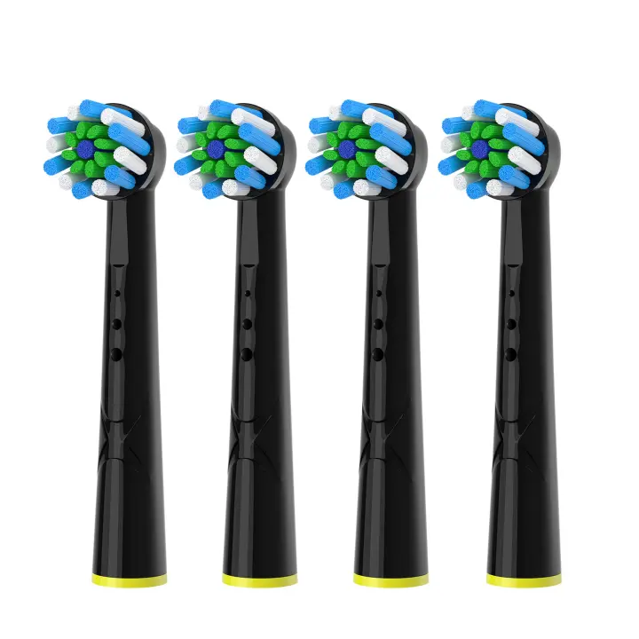 Cabezales De Repuesto CrossAction Para Broca Oral B Trizone Triumph Vitality D100 D12 D16 D36 Electrónico Para Adultos 4PCS - 1