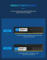 Memoria RAM DDR3 PC3 Udimm DIMM Para Escritorio 8GB 4GB 1.5V 240pin 1600MHz Verde/ Negro (Aleatorio) No RGB - details 9