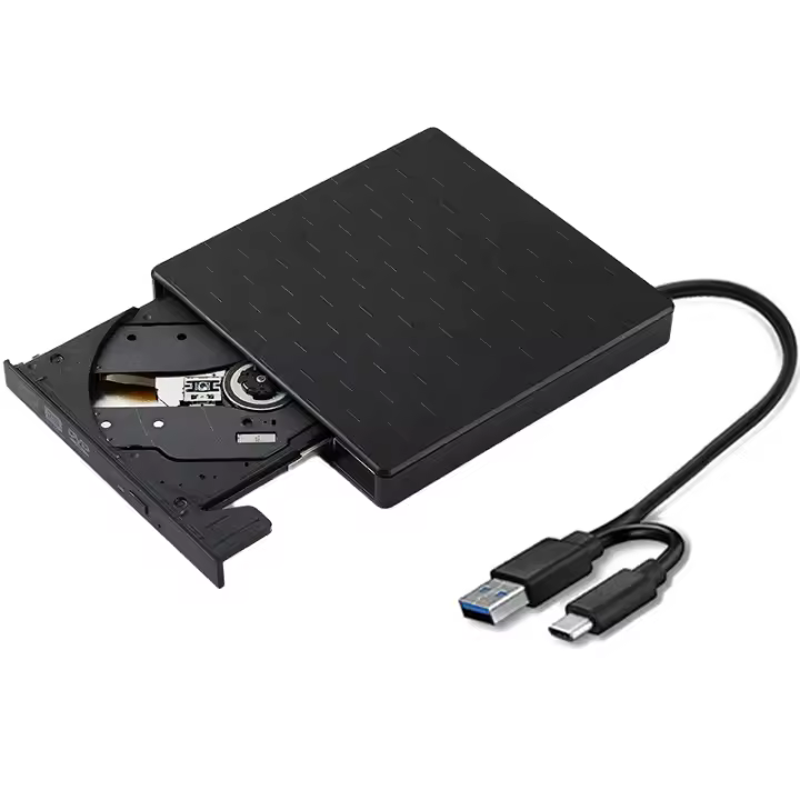 GGBEE Empuñadura Externa De CD DVD USB 3.0 Tipo C 2-en-1 Lectura Y Escritura De Disco Para Portátil Y Escritorio Reproductor Blu-ray Burner - 1