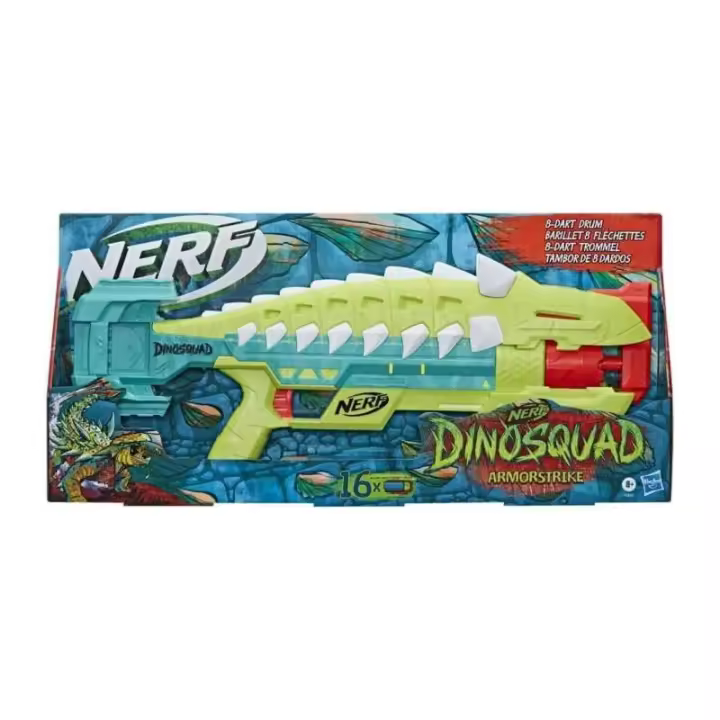 NERF ARMORSTRIKE DINOSQUAD PISTOLA LANZA DARDOS DE HASBRO - 1