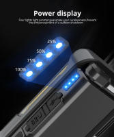 Linterna De Trabajo Recargable USB XPG+COB Luz De Emergencia Para Coche Y Garage Linterna Magnética Portátil Antigolpes Y Impermeable - details 8