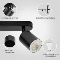 Spotlight LED GU10 Ajustable Para Techo Decoración De Casa Iluminación Interior Pasillo Tienda Lámpara De Traxión Moderna - details 13