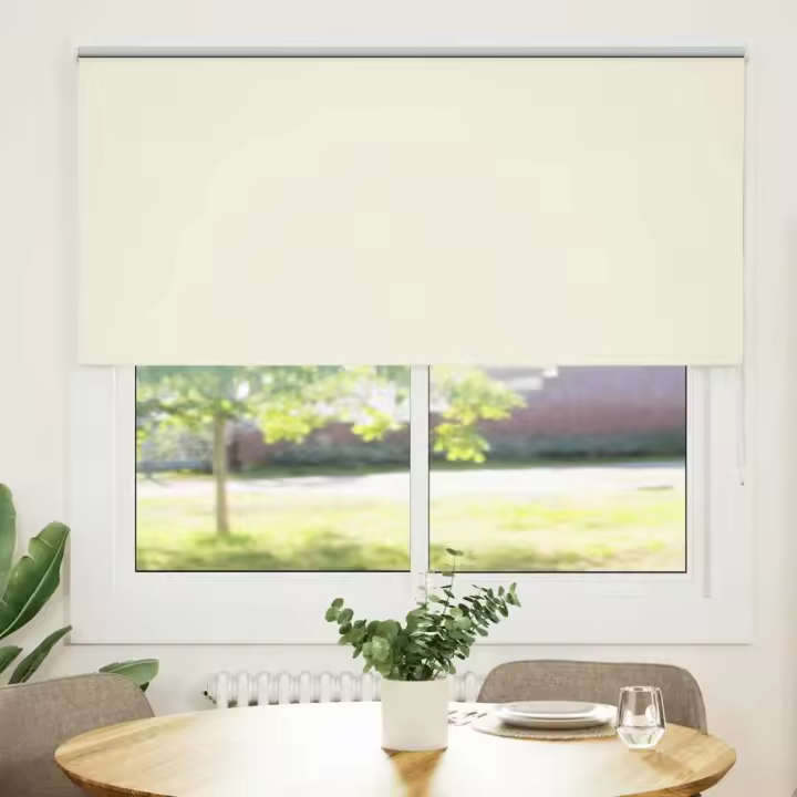 Estor Enrollable Opaco Blanco Roto 165x175cm Tela Ancho 161,6cm - 1