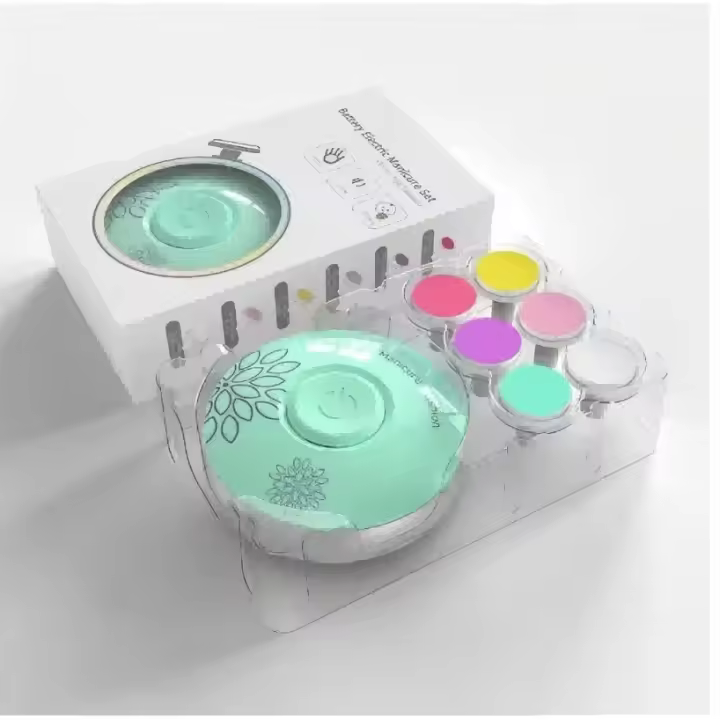 Cortauñas Eléctrico Para Bebés Y Niños Kit De 6 Piezas Cortador De Uñas Infantil Pulidora De Uñas Para Recién Nacidos - 1