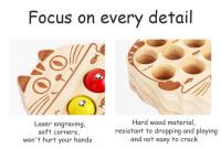 Juego De Pesca Magnético De Madera Para Niños Juguetes Inteligentes Montessori De Desarrollo Motor Fine Y Juego De Rol Tema Animales Y Naturaleza Regalo Para Niños Y Niñas - details 13