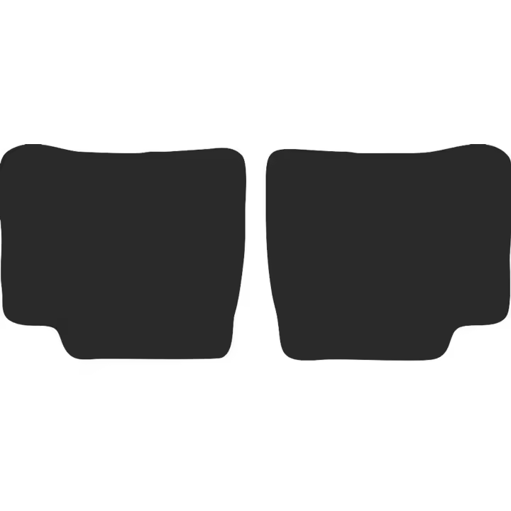 Alfombrillas traseras para Hyundai Sonata III sedán 1999-2005 - 1