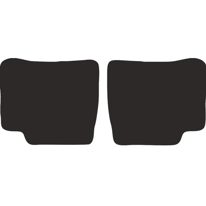 Alfombrillas traseras para Hyundai Sonata III sedán 1999-2005 - 1